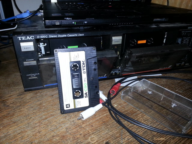 Have old cassette audio tapes? Copy with Linux Audacity.