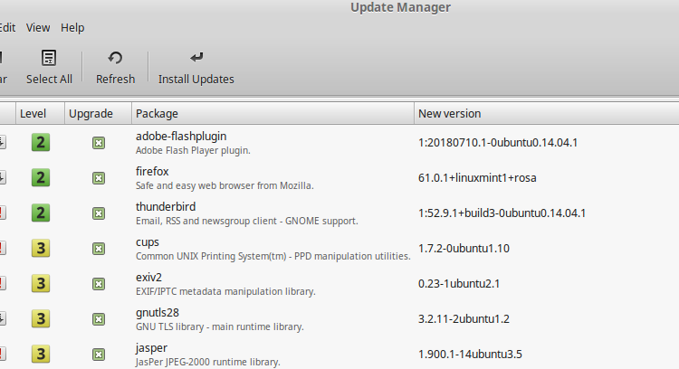 My Linux mint 17.2 won’t install updates.