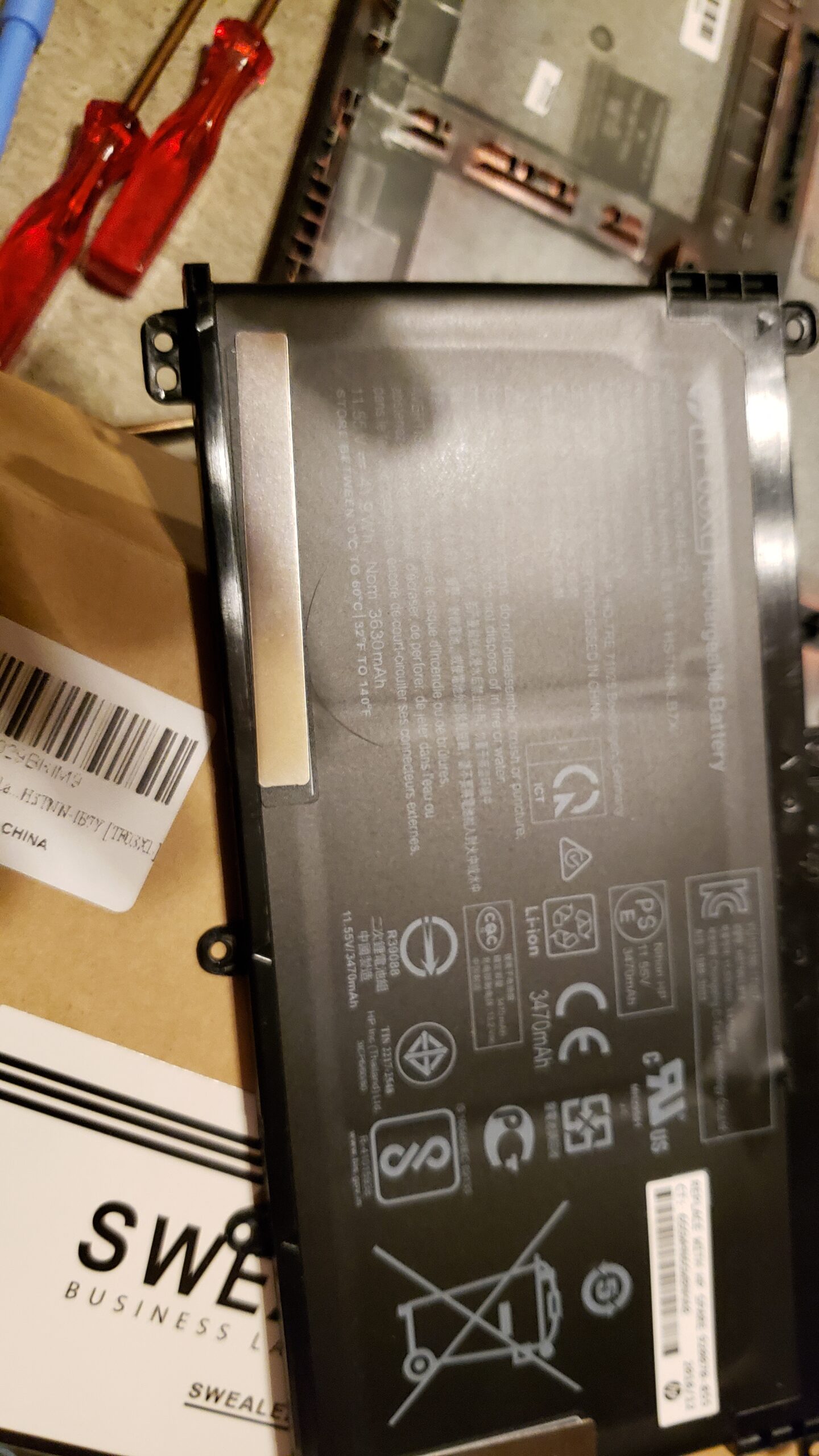 Laptop batteries are harder to remove and replace than in the past